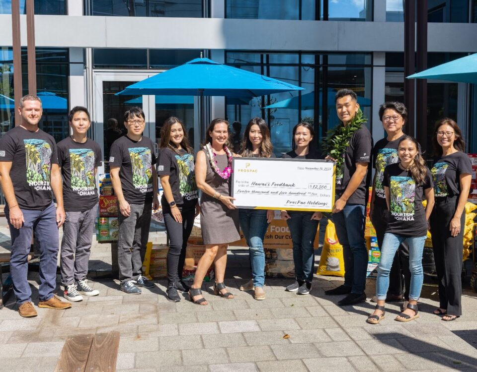 ProsPac Holdings Donates Over $19,000 to the Hawai‘i Foodbank