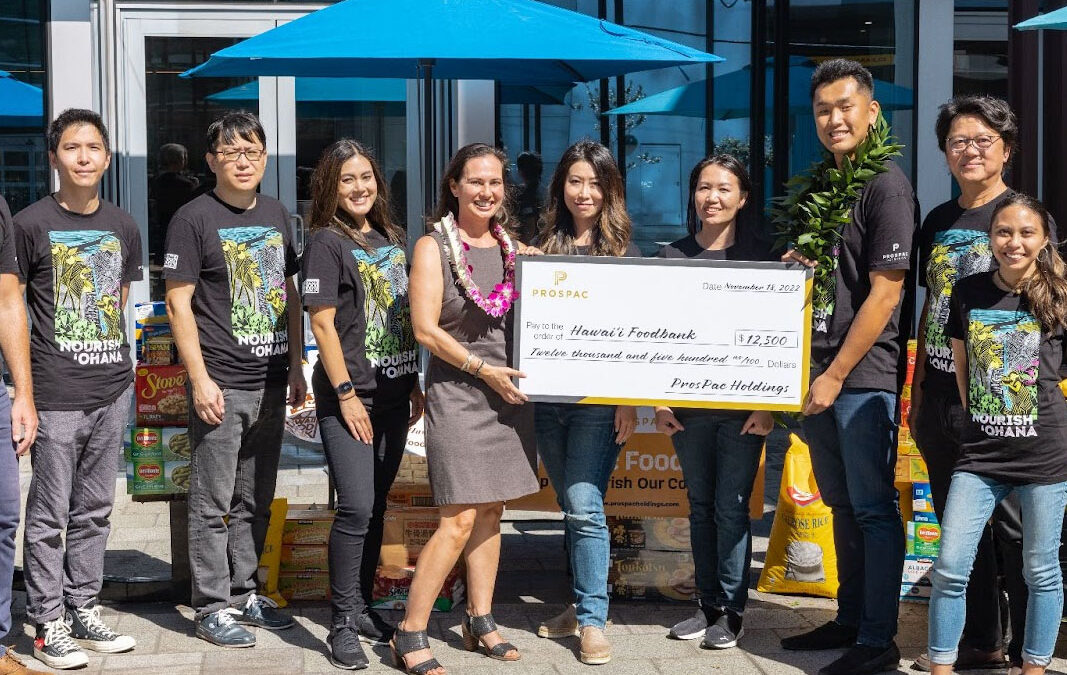 ProsPac Holdings Donates Over $19,000 to the Hawai‘i Foodbank
